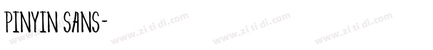 Pinyin Sans字体转换 Pinyin Sans字体转换
